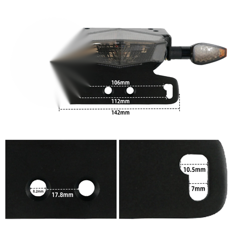 Suzuki DRZ 400SM / 400S LED Tail Light (2000-2024)