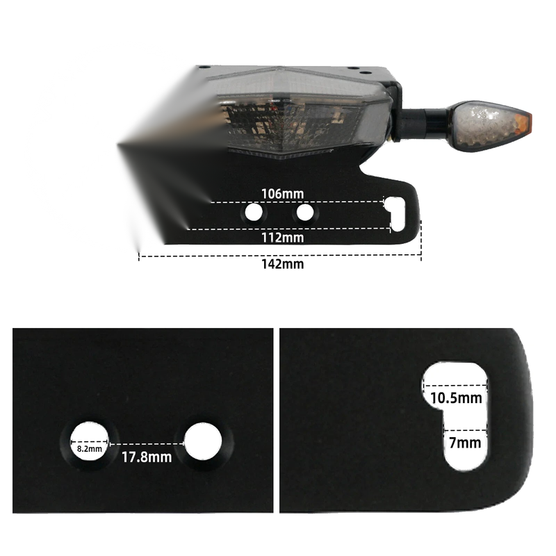 Suzuki DRZ 400SM / 400S LED Tail Light (2000-2024)