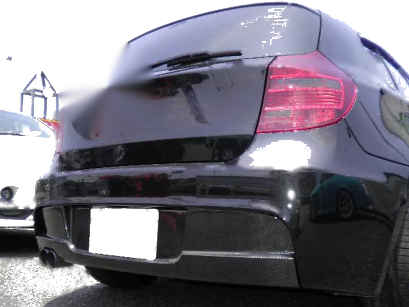 BMW 1 Series E87 E81 Carbon Fiber Bumper Diffuser (2004-2013)