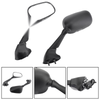 Yamaha YZF R6 2006-2007 Black Generic Racing Mirror Mirrors