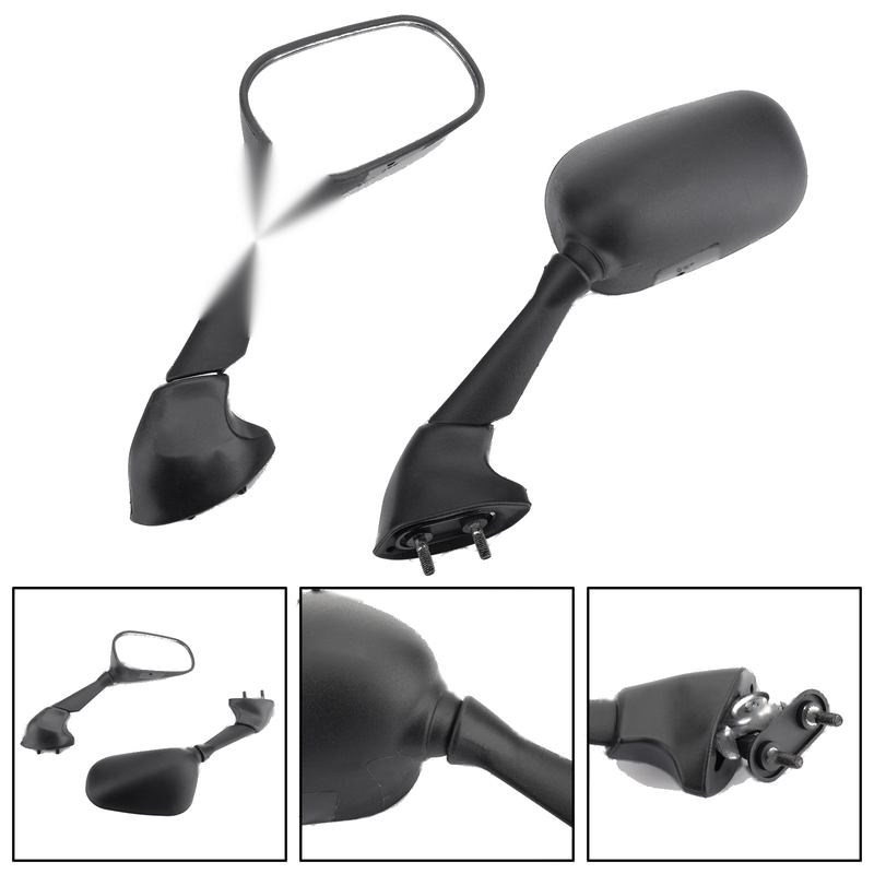 Yamaha YZF R6 2006-2007 Black Generic Racing Mirror Mirrors
