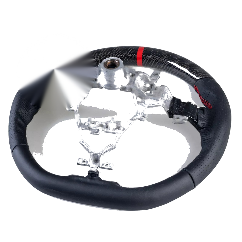 Suzuki Swift Carbon Flat Bottom Leather Steering Wheel (2018-2021)