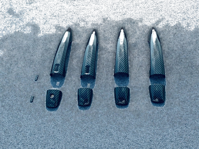 Nissan Rogue Carbon Fiber Side Door Handle Cover Trim (2021-2023)