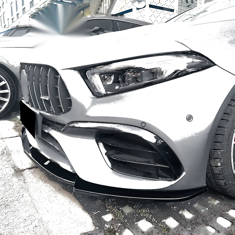Benz W177 A45 A45S Front Spoiler Lip Splitter (2019-2023)