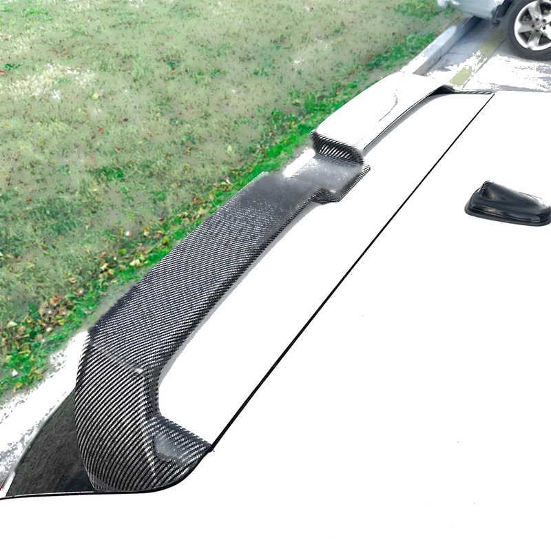 VW Polo MK6 Carbon Look Rear Boot Spoiler Lip (2019-2025)