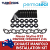 Nissan Skyline R32 2.0L Permaseal Exhaust Manifold Stud&Gasket Kit