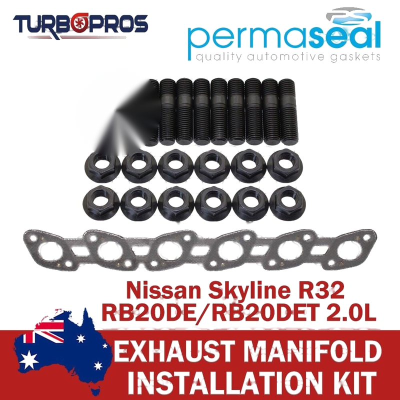 Nissan Skyline R32 2.0L Permaseal Exhaust Manifold Stud&Gasket Kit
