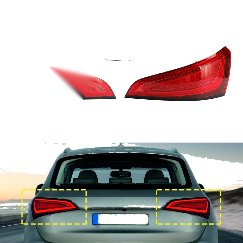 Audi Q5 Rear LED Tail Light Pair (2014-2016)