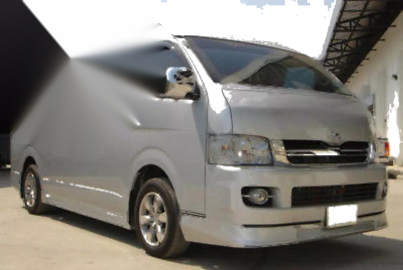 Toyota Hiace Commuter Chrome Smoothing Panel Cover Trim (2005-2018)