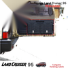 Toyota LC95 Land Cruiser - Rear Door Modification Desk Storage Table