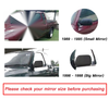 Toyota Hilux MK3 LN85 LH Manual Side View Mirror Chrome (1996-1997)