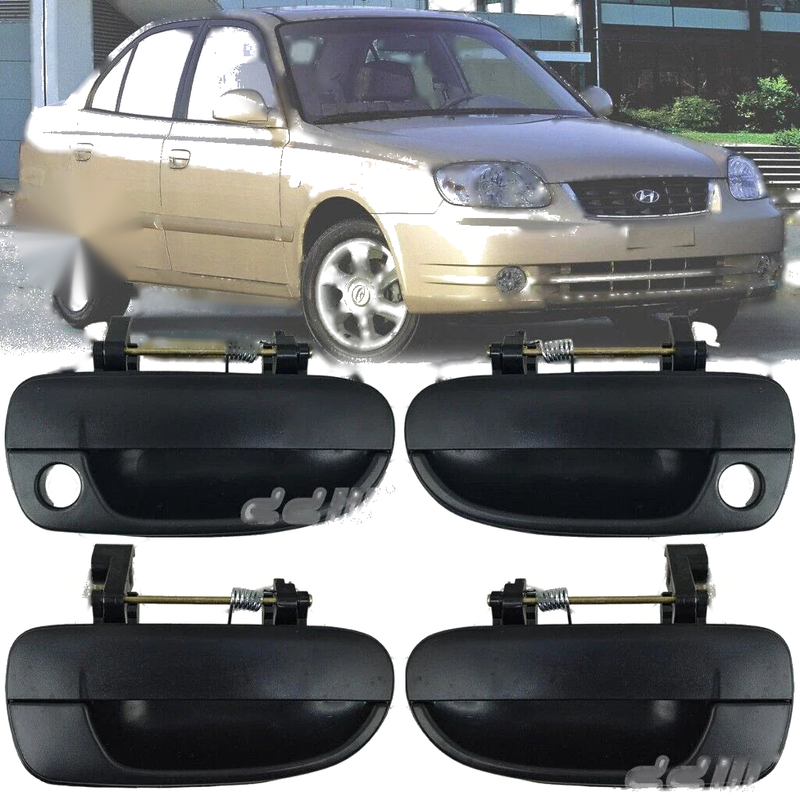 Hyundai Accent Outer Door Handle (Black) (2000-2005)