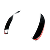 Mercedes Benz W205 2 x Black  Front Bumper Flap Spoilers (2019-2020)
