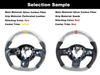 Porsche 911, 718, Boxster, Cayman, Macan Silver Carbon Steering Wheel (2016-2023)