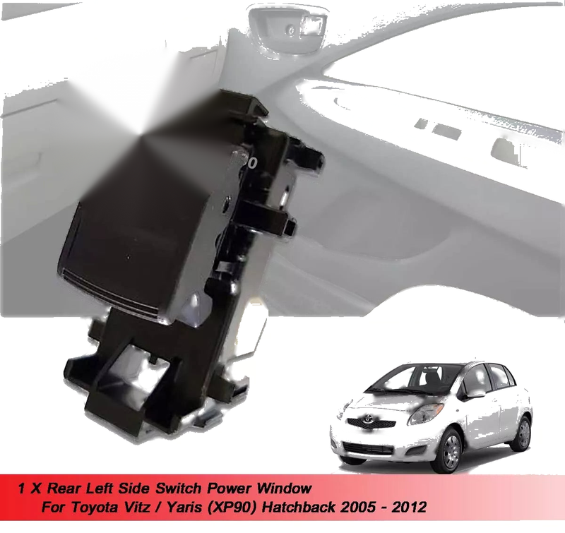 Toyota Vitz / Yaris (XP90) Rear Left Power Window Switch (2005-2012)