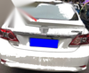 Toyota Corolla Sedan Super White Painted Trunk Spoiler Wing (2009-2013)