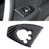 Audi TT TTRS Black Carbon Fiber Interior Door Lock Button Cover Trim (2008-2014)