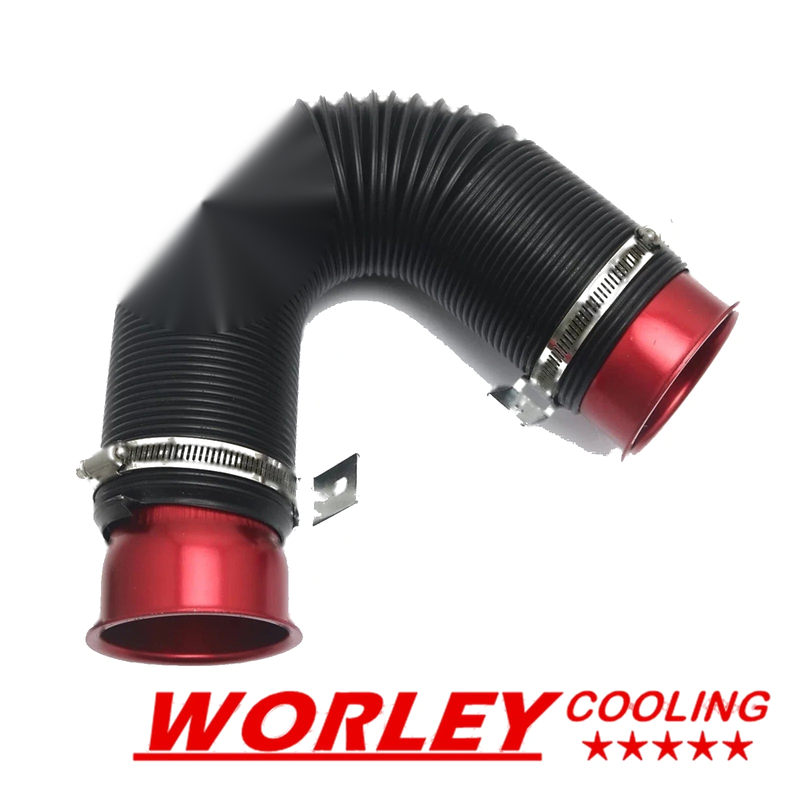NJ 3" Flexible Short Ram Cold Air Intake Turbo Tube