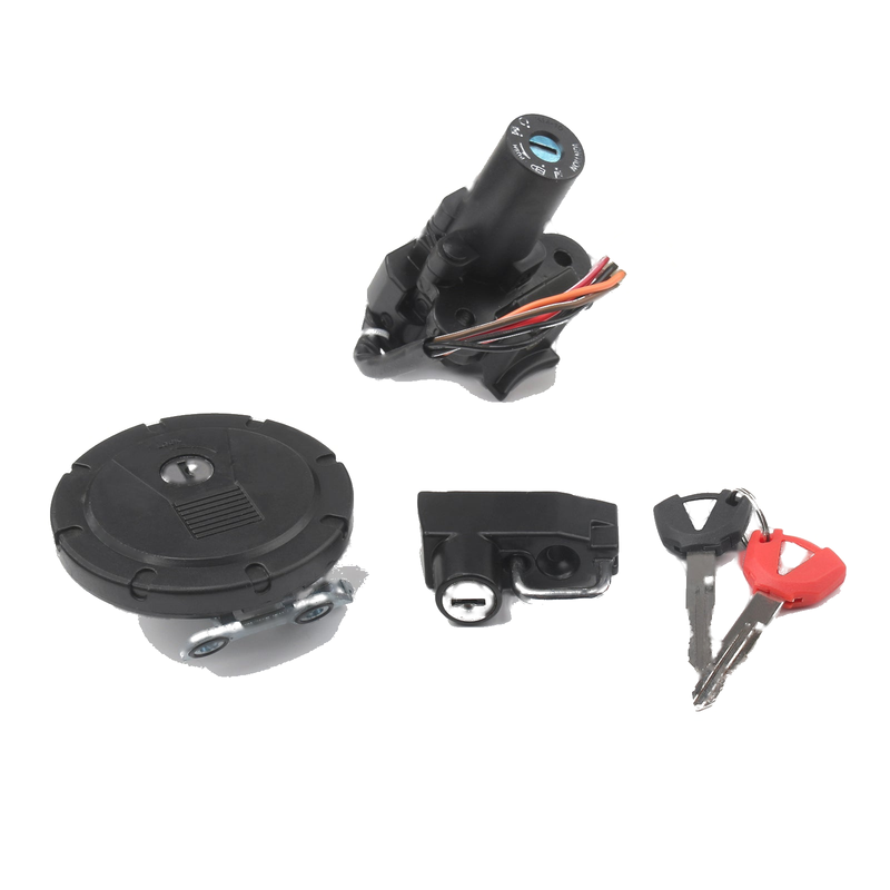 Kawasaki KL110 KLX125 KLX250 Generic Ignition Switch Seat Gas Cap Cover Lock Key Set