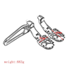 BMW R18 B Classic Transcontinental 2 x Rear Foot Rest Footpegs (2020-2023)