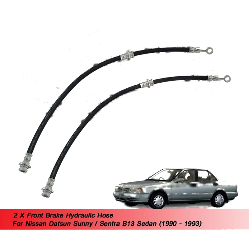Nissan Datsun Sunny B13 Front Brake Hydraulic Hose (1990-1993)