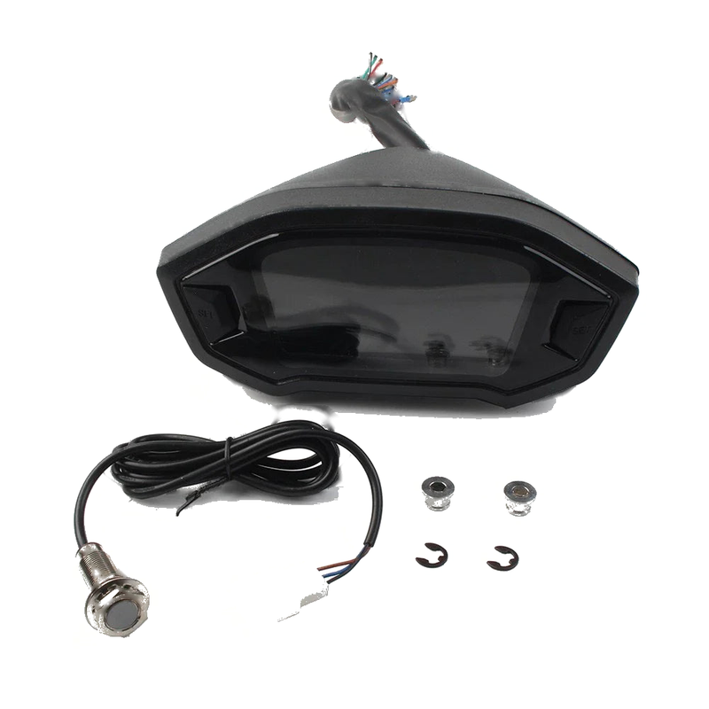 Various Models Universal LCD LED Digital Motorcycle Odometer Speedometer Gauge