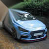 Hyundai I30 I30N MK3 2 x Headlight Eyelid Covers (2017-2019)