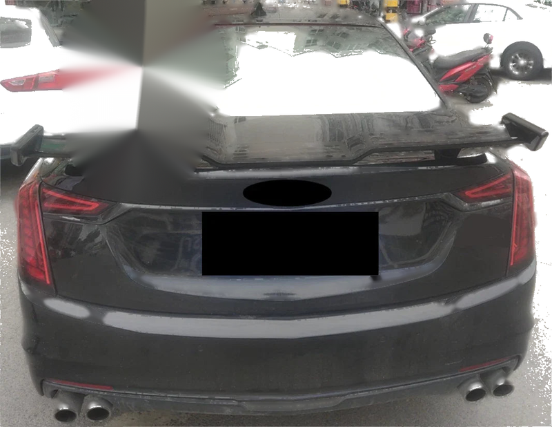 Mazda 3 Sedan Rear Trunk Spoiler Black Universal TRD Style (2014-2019)