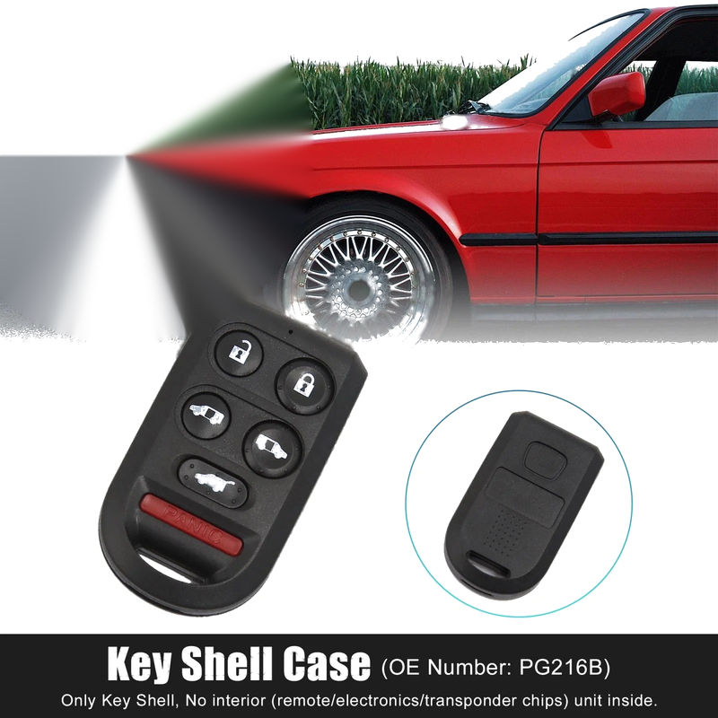 Honda Odyssey 2005-2010 - 6 Button Key Cover Car Key Fob Shell Case