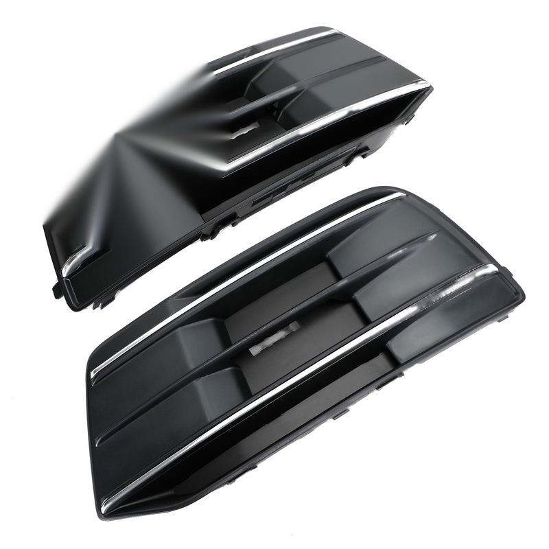 Audi Q5 Black / Chrome Front Bumper Grille Bezel (2018-2022)