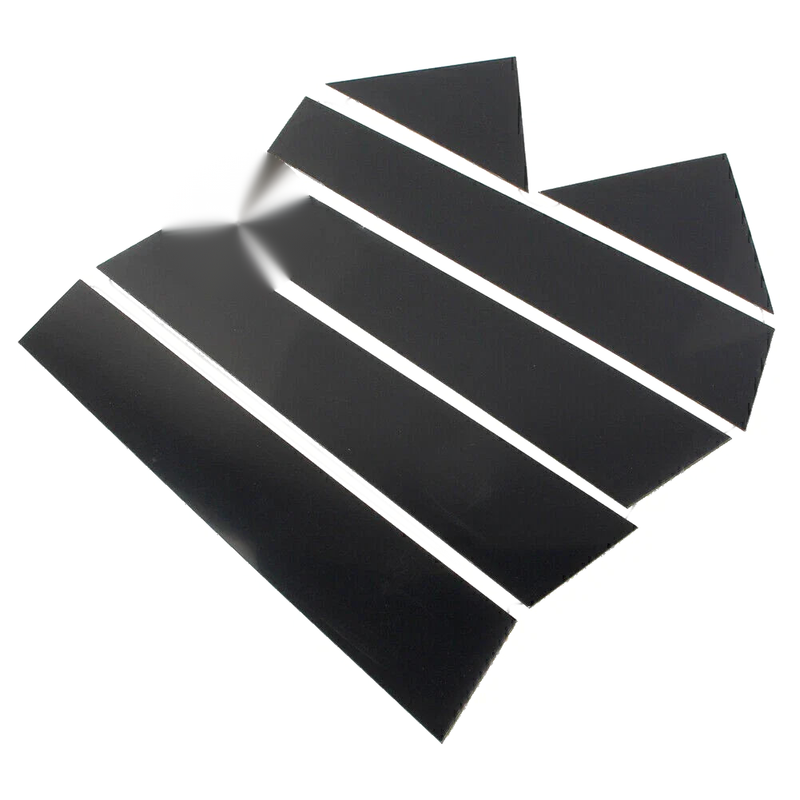 Chrysler 300 / 300C, Dodge Magnum, Black Pillar Posts Door Trim Cover Kit (2005-2010)