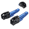 CFMoto 450NK 2023-2024, 675SS 2024, 125 ST 2020-2024 Blue Footrests Pegs