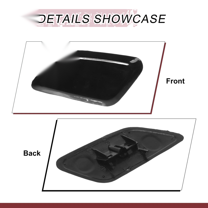 Honda Odyssey (2009-2014) Black 1 x Cap Front Left Washer Nozzle Cover