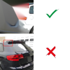 Audi A3 8P 2004-2008 Gloss Real Carbon Fiber Rear Roof Spoiler Wing