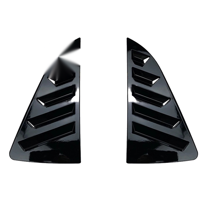 VW Polo MK6 Rear Side Window Louver Trim Cover (2017-2023)