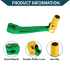 Honda CRF150F (2003-2017) Green Gold Motorcycle Gear Shifter Lever