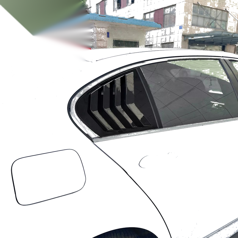 BMW 5 Series F10 525i Rear Side Window Louver Covers (2011-2017)