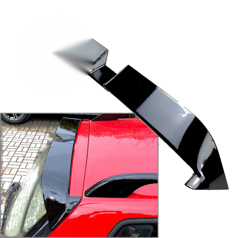 VW Polo MK4 2003-2008 ABS Plastic Black Rear Roof Spoiler Tail Wing