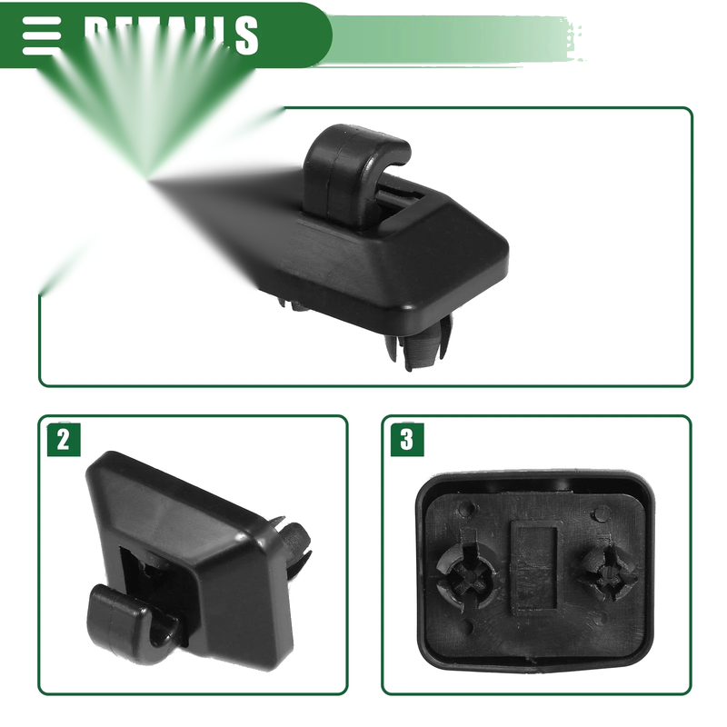 Honda Accord (1998-2007) - Black Sun Visor Holder Clip