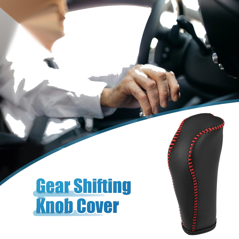 Honda Fit (2014-2018) - Interior with Red Stitches Gear Shift Lever Cover