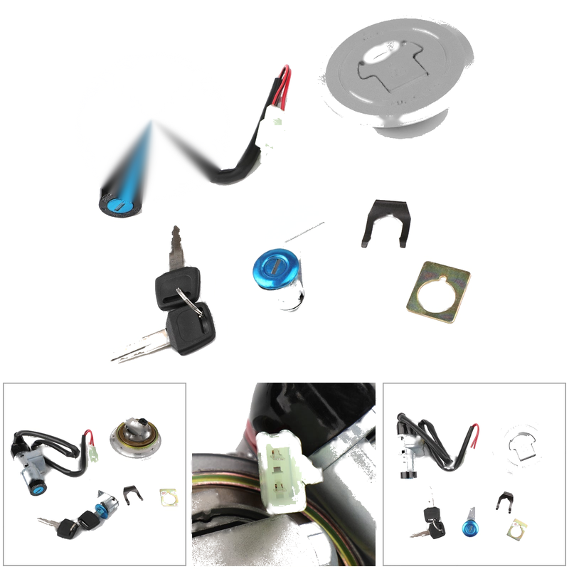 Honda CBF125 09-13 Generic Ignition Switch Petrol Fuel Cap Seat Lock Set Kit Keys