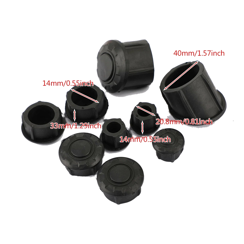 BMW R 1200 1250 GS LC ADV 9 Frame Cover Caps (2013-2023)
