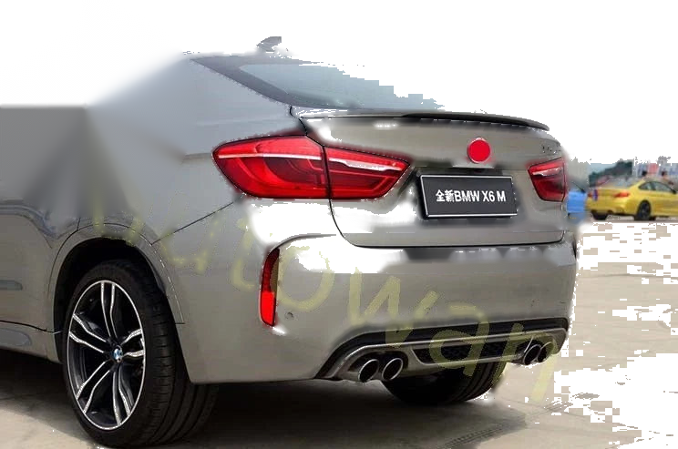 BMW X6 F16 Unpainted Factory Style Spoiler Wing (2015-2017)