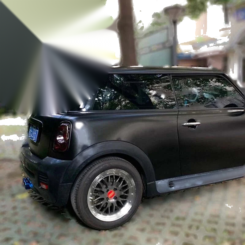Mini Cooper R53 2002-2006 Hatchback Real Carbon Fiber Rear Spoiler Roof Wing