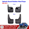 Splash Guard Rubber Mud Flaps Fits Toyota Hilux Revo SR5 2WD Pickup 2015-19 D05