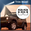 Jeep Gladiator (2020-2023) - 2 x Black Pair Headlight Trim Bezels