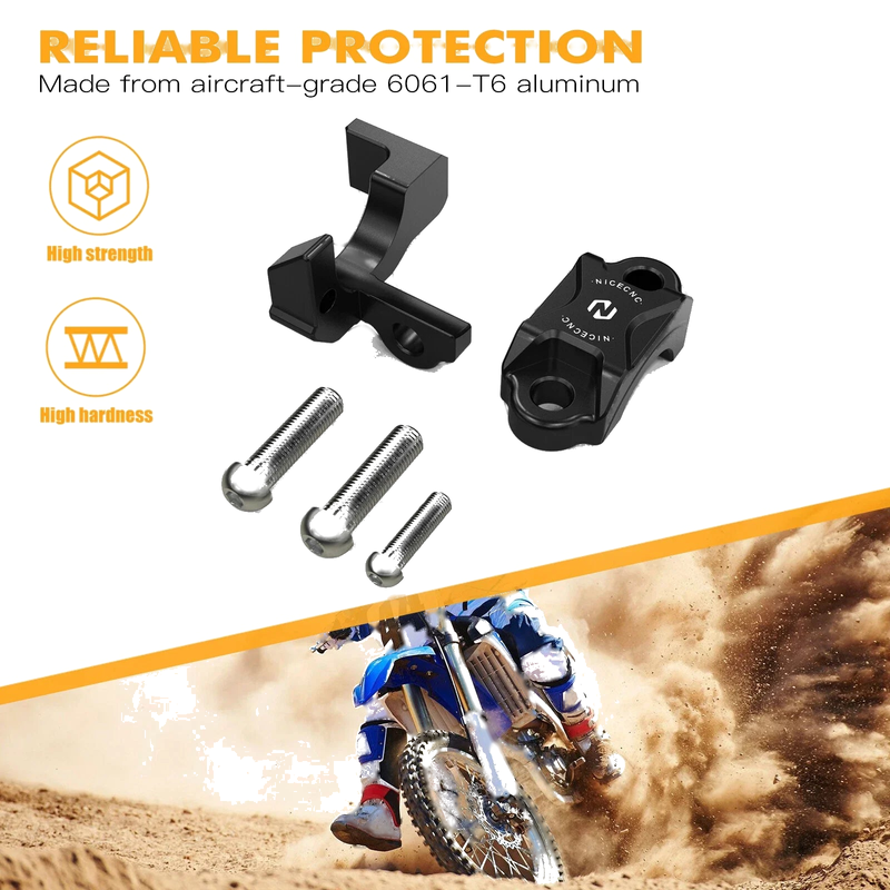 Yamaha YZ125 YZ250 Master Cylinder Clamp Cover (2008-2023)