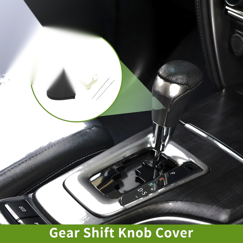 Honda Civic Black Carbon Fiber Gear Shift Knob Cover