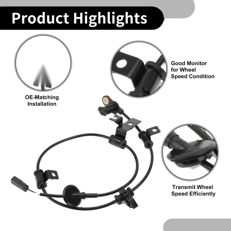 Ford Escape 2009-2012 Rear Right 2 x Sensors ABS Wheel Speed Sensor