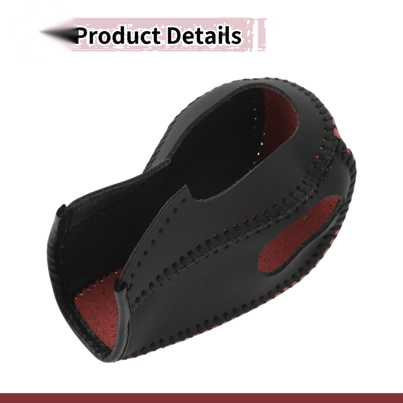 Ford Edge 2011-2014 - Red Faux Leather Car Gear Shift Knob Cover (2011-2014)